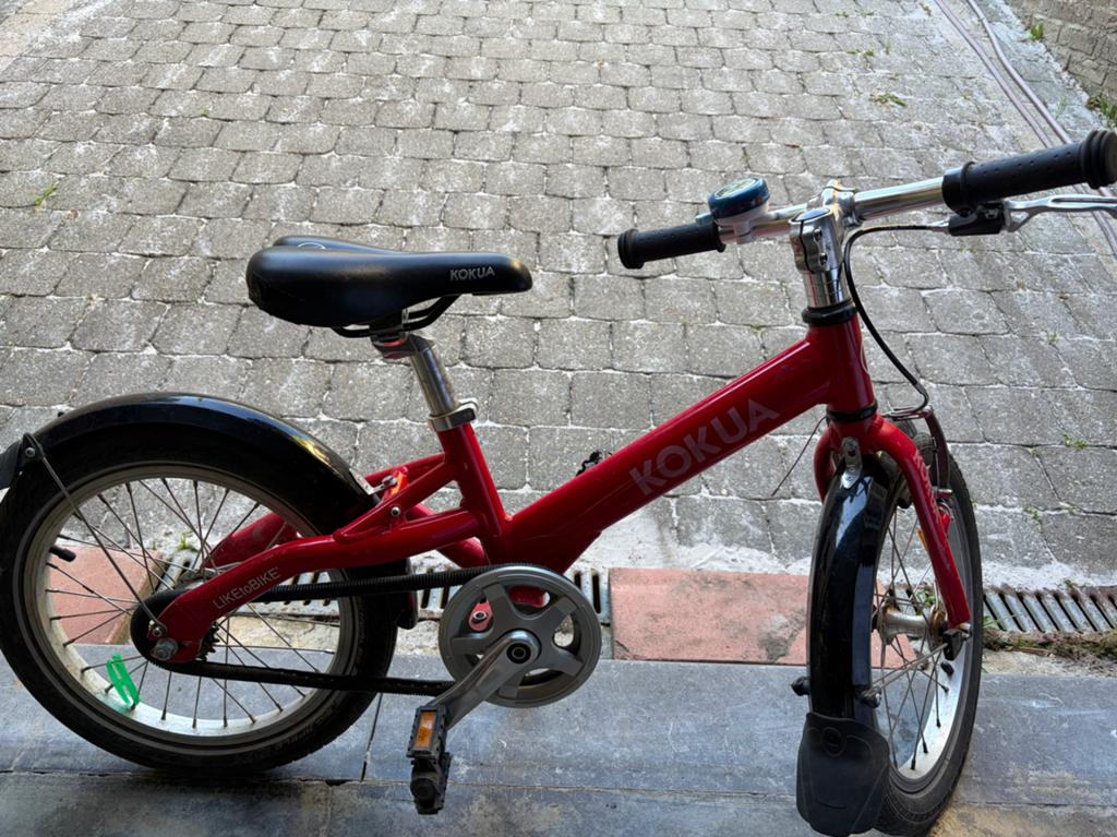 Kinderfiets 16 inch kokua, Ophalen, Gebruikt, Terugtraprem, 16 tot 20 inch