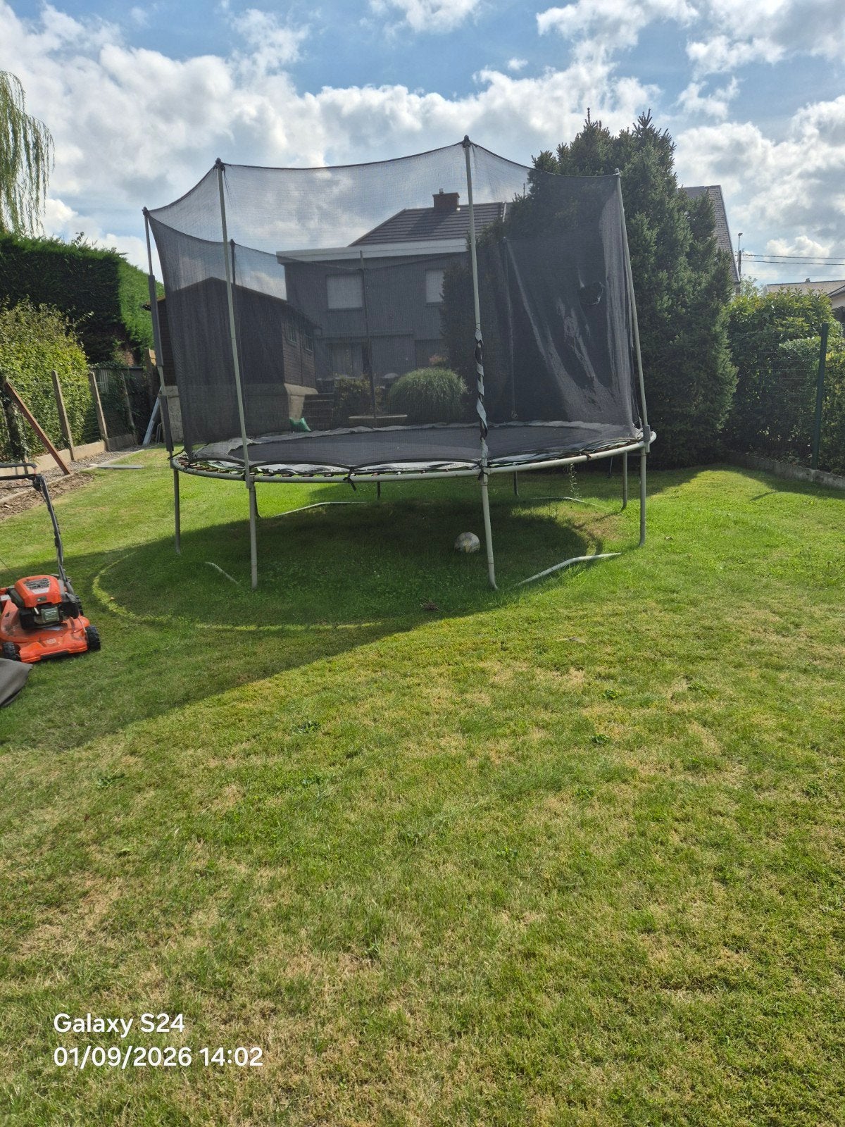 trampoline, Enlèvement, Utilisé