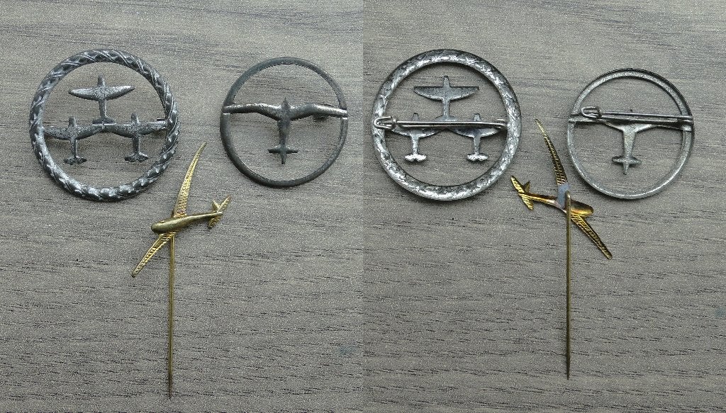 Duitse DLV badges, Verzamelen, Ophalen of Verzenden, Luchtmacht, Embleem of Badge