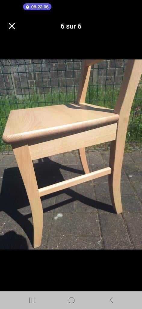 Chaises de herve neuve en hêtre, Enlèvement ou Envoi, Bois