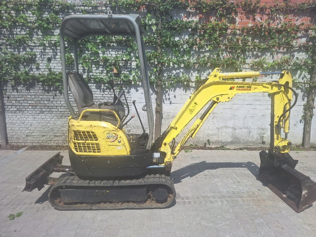 Yanmar minigraver, Ophalen, Graafmachine