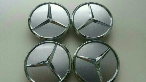 Capuchons de moyeu Mercedes pour jantes replica 60 mm/56 mm, Enlèvement ou Envoi, Neuf