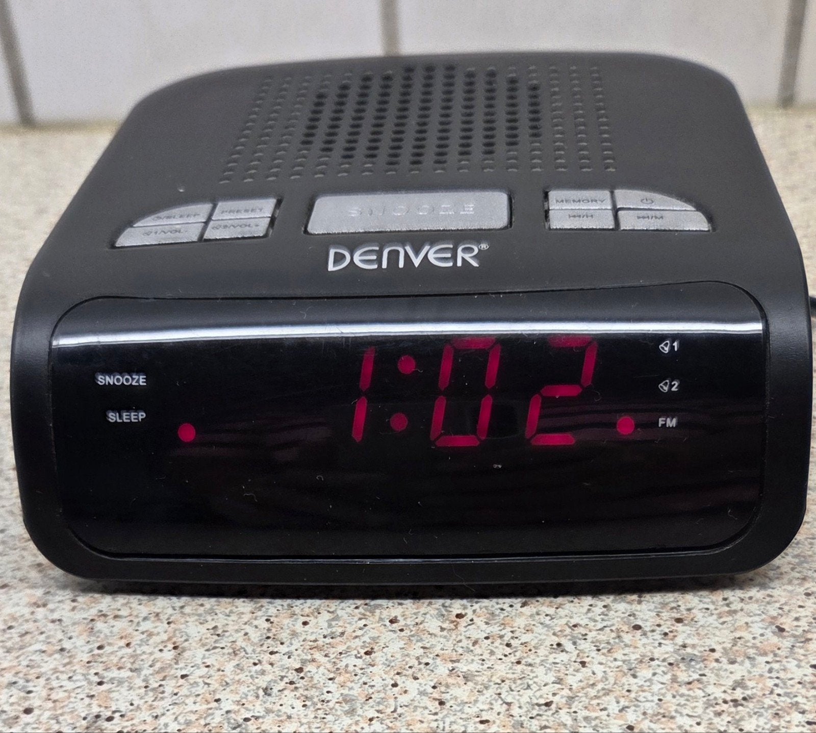 Denver wekkerradio, Elektronische apparatuur, Wekkers, Ophalen of Verzenden, Digitaal