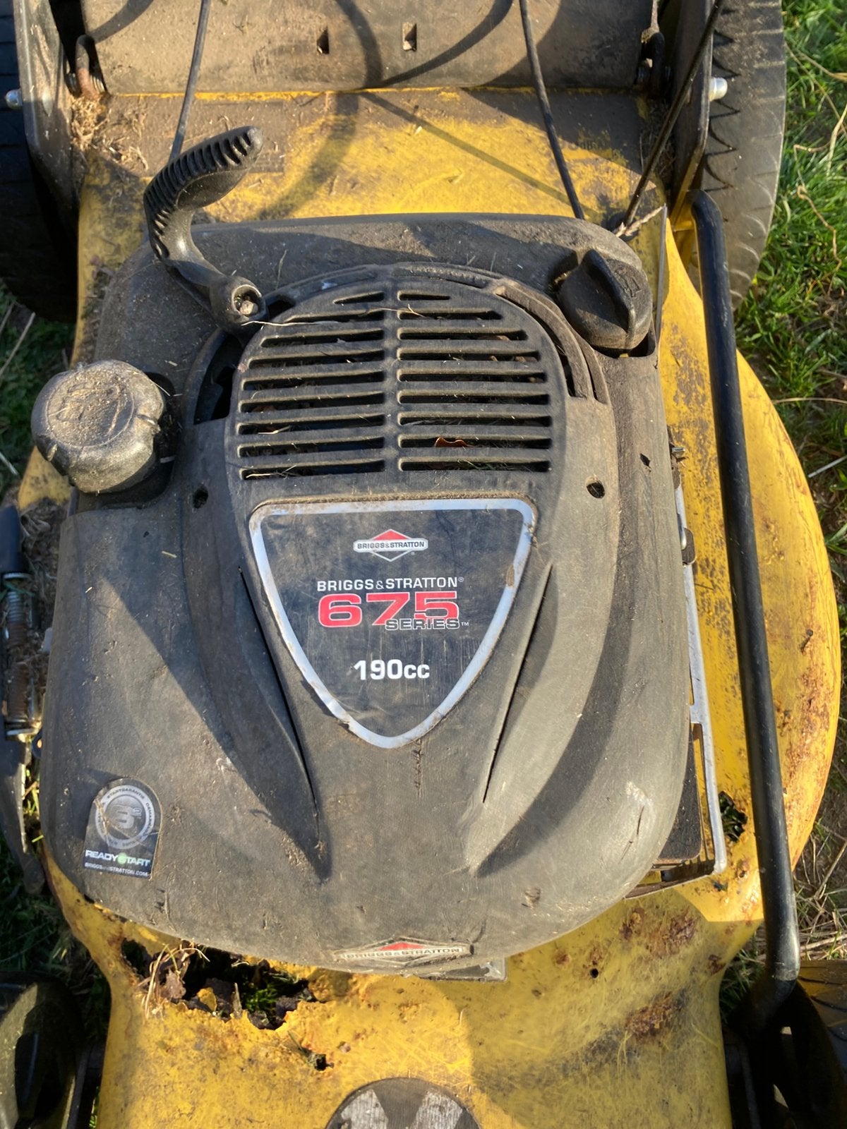 Briggs & Stratton grasmaaier 675 serie 190 cc, Tuin en Terras, Grasmaaiers, Ophalen, Gebruikt, 50 cm of meer, Opvangzak