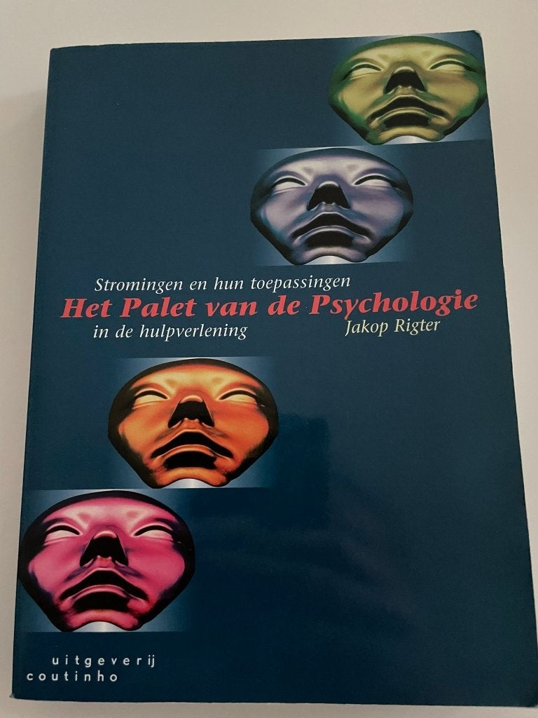Het palet van de psychologie, Boeken, Ophalen of Verzenden, Zo goed als nieuw, Hogeschool, Jakop Rigter