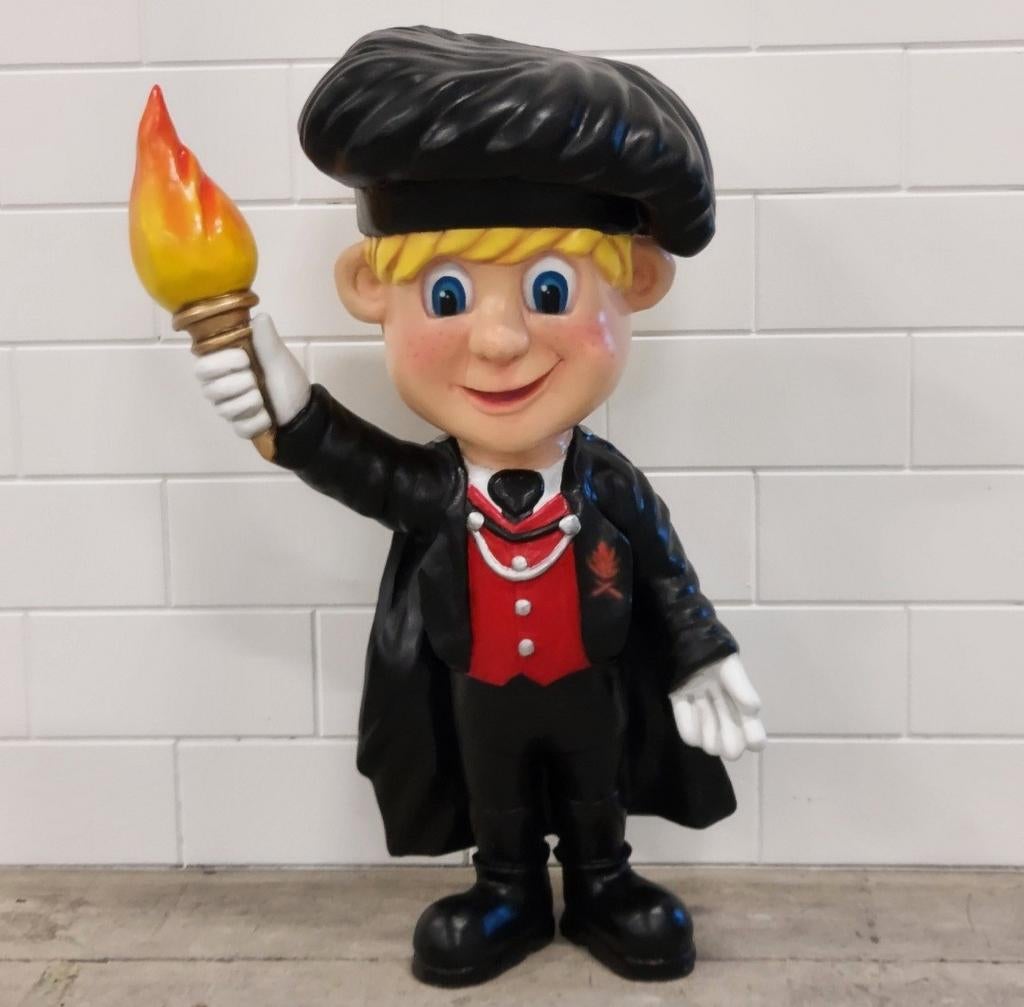 Grote Schoorsteenveger Geluksbrenger Mascotte 120 cm, Enlèvement ou Envoi