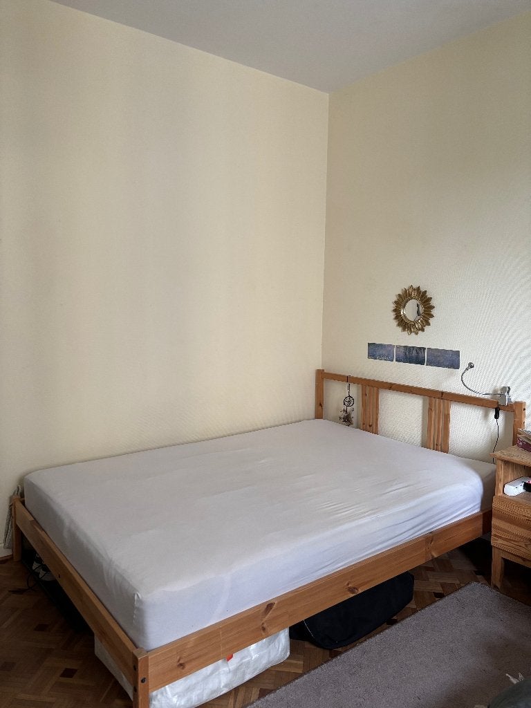 Bed - IKEA TARVA, Huis en Inrichting, Slaapkamer | Bedden, Gebruikt, Tweepersoons, 180 cm, 200 cm, Hout, Ophalen