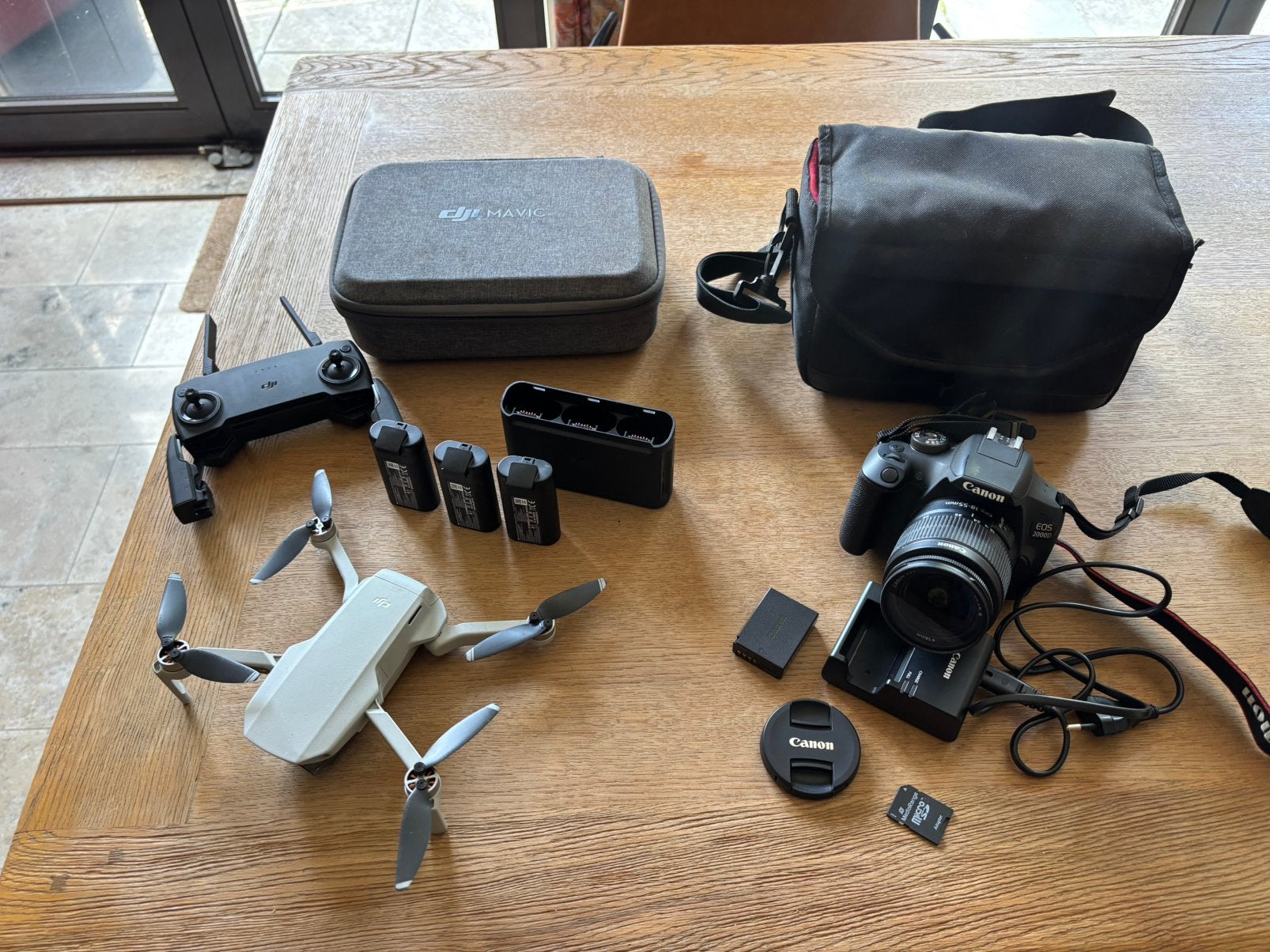 Drone + Canon camera te koop, Ophalen