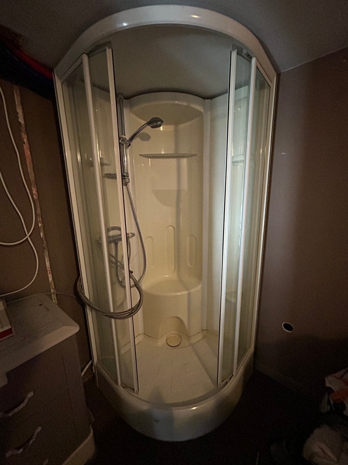 Douchecabine, Ophalen, Gebruikt, Met douche