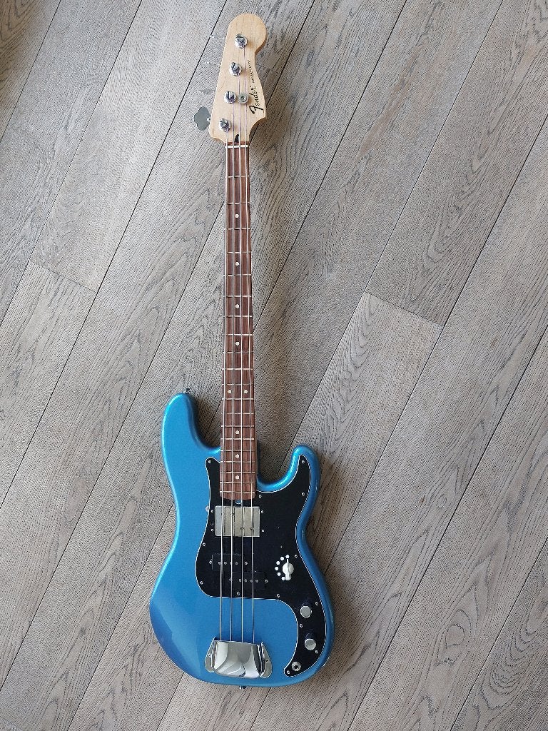 Mexicaanse Fender P-bas – Lake Placid Blue – 2 circuits, Muziek en Instrumenten, Ophalen, Gebruikt, Elektrisch