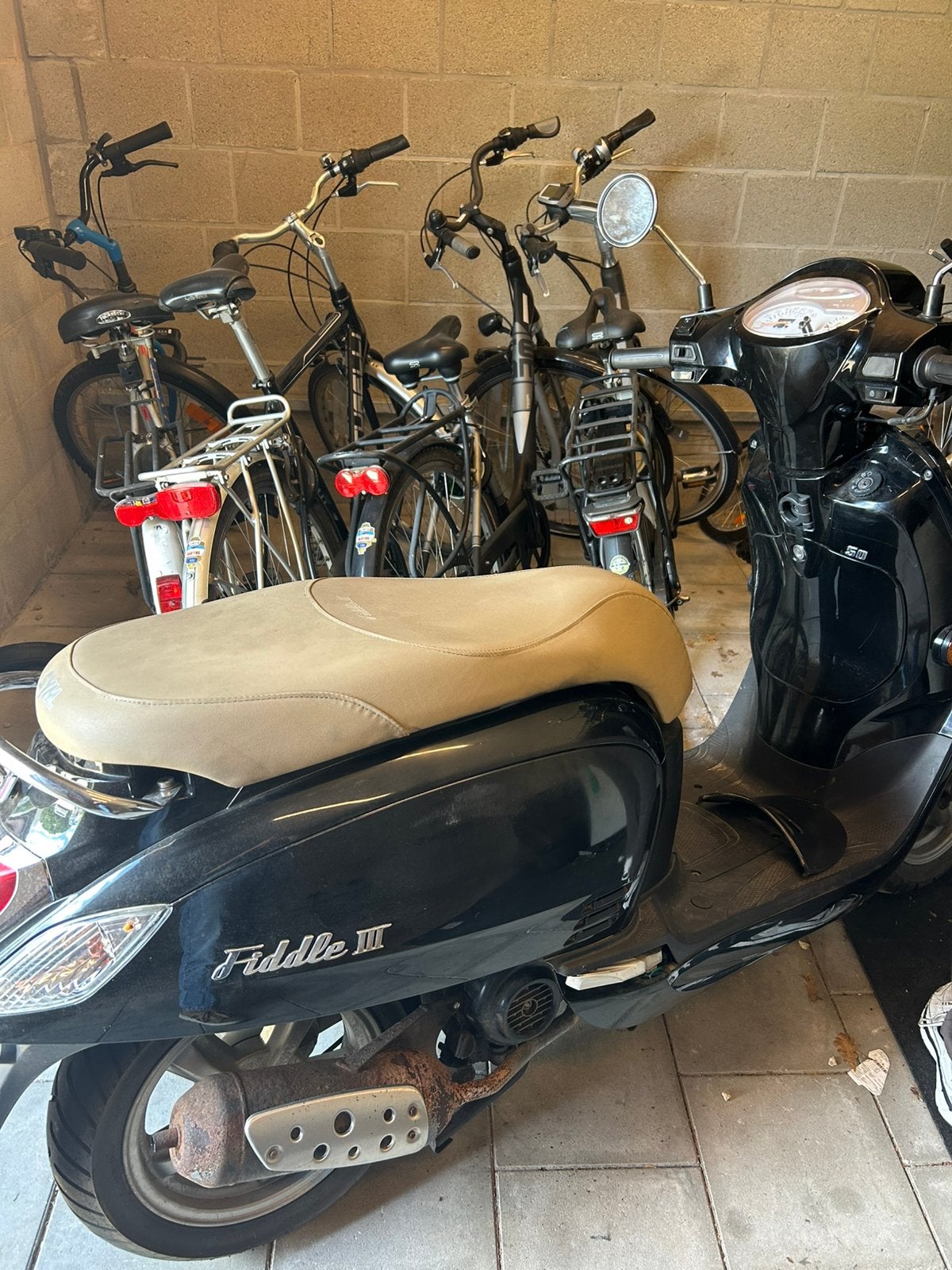 Sym fiddle 3, Vélos & Vélomoteurs, SYM, Enlèvement, Utilisé, Essence