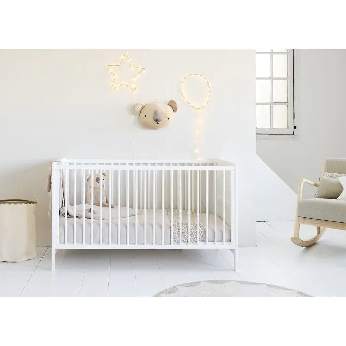 Meegroei kinderbed 0-6jr + Aerosleep matrasbeschermer 140x70, Ophalen, Gebruikt, Jongetje of Meisje