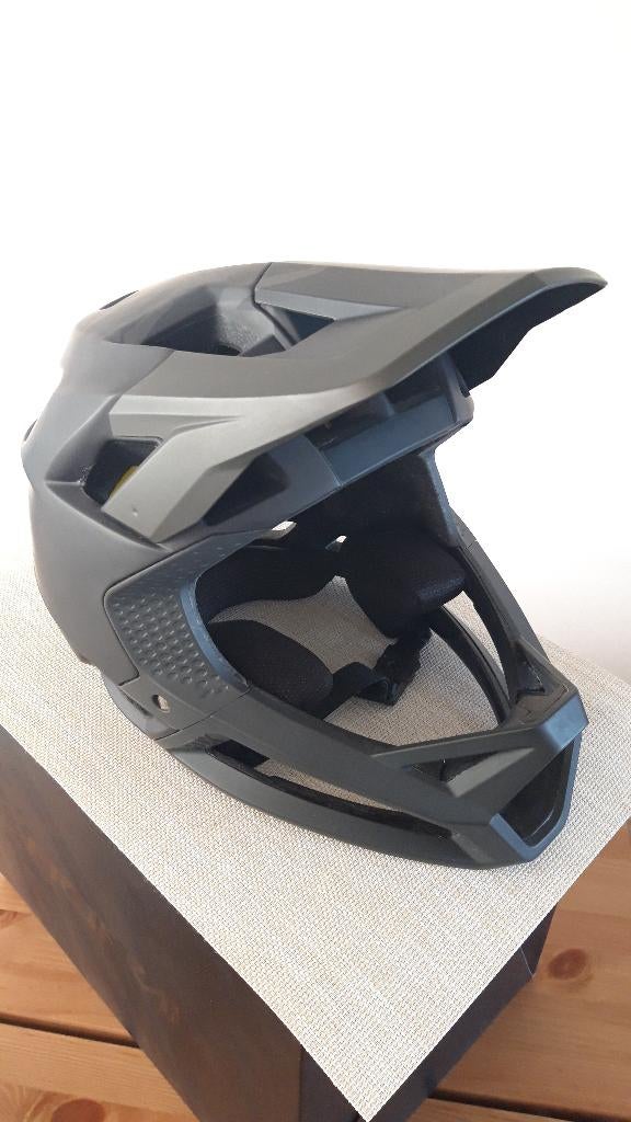 FOX Proframe  Helm (zwart), Fietsen en Brommers, Fietsaccessoires | Fietshelmen, Ophalen, Zo goed als nieuw, L, Heer of Dame