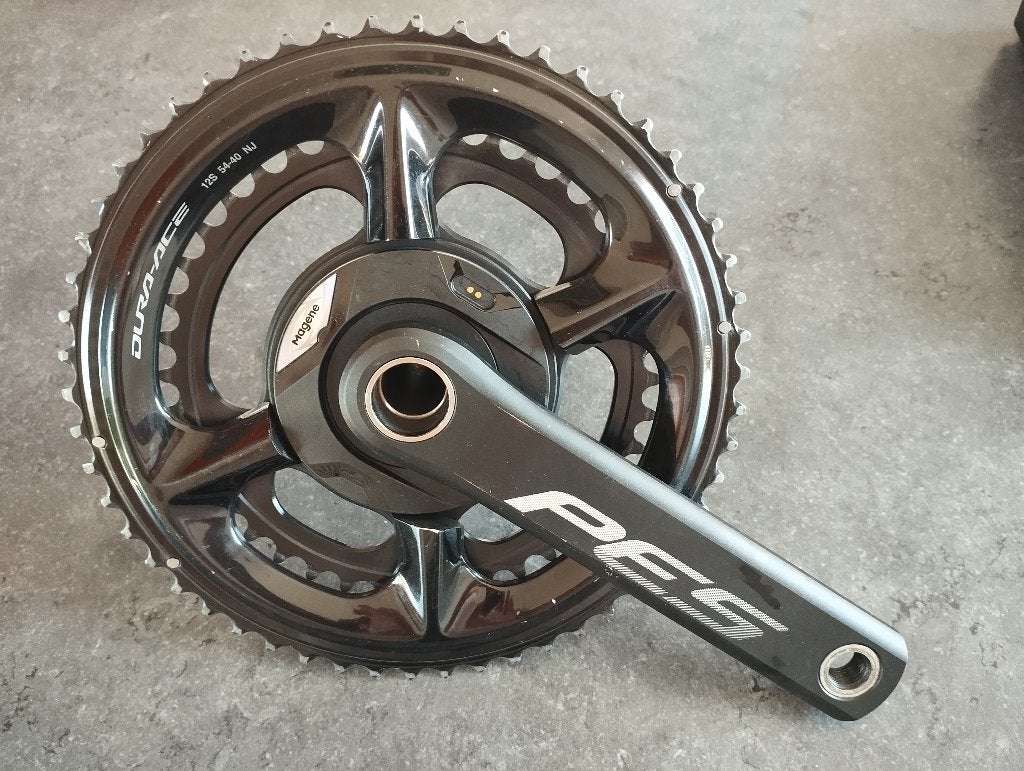 Magene PES 515, 170 mm dura ace 54/40, Fietsen en Brommers, Ophalen of Verzenden, Zo goed als nieuw, Crankstel of Pedalen, Aluminium
