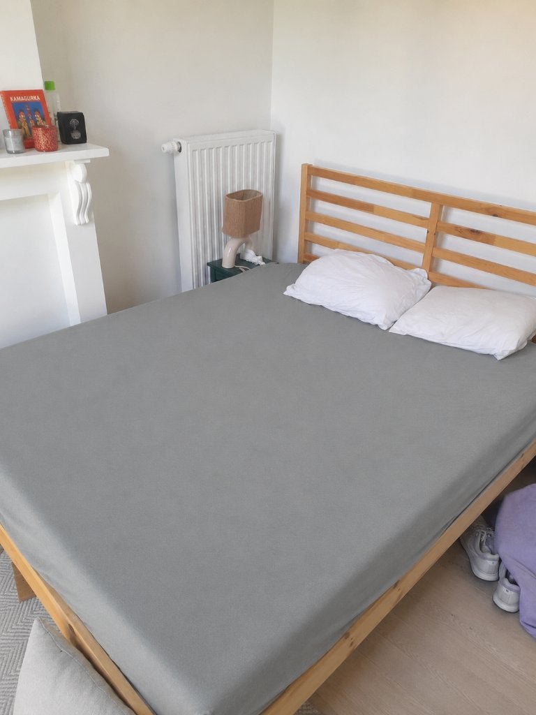 Lit (éventuellement avec matelas) à vendre, 210 cm, Zweeds, Comme neuf, Enlèvement