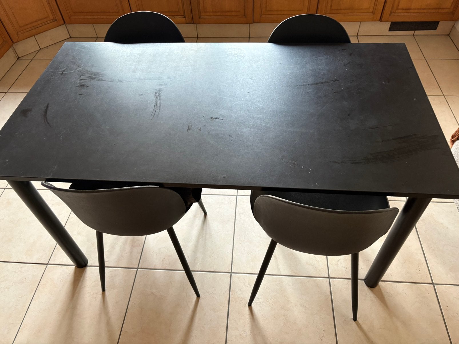 Keuken tafel met stoelen, Ophalen of Verzenden, Gebruikt