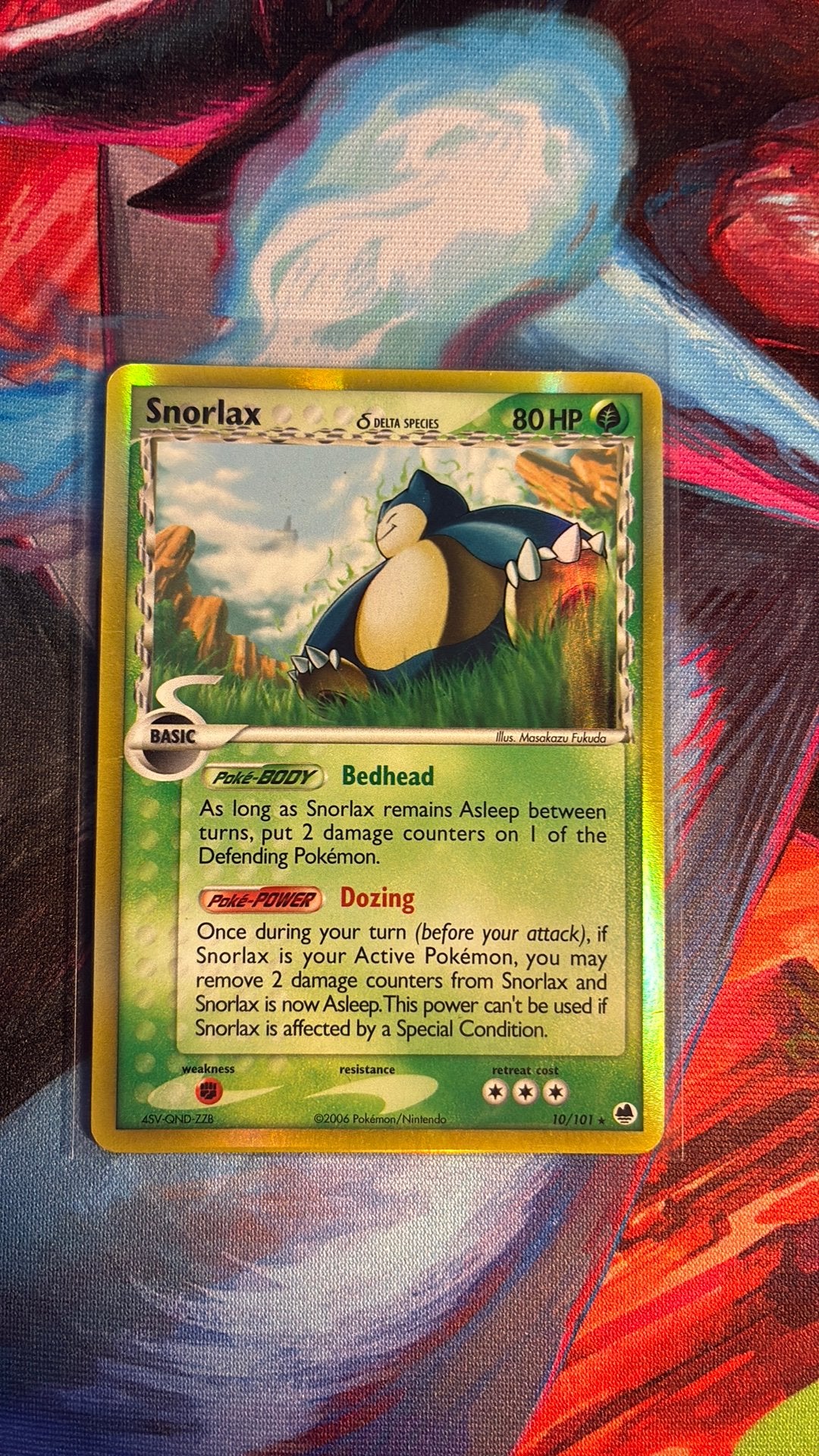 Snorlax Delta Species 10/101, Enlèvement ou Envoi, Comme neuf