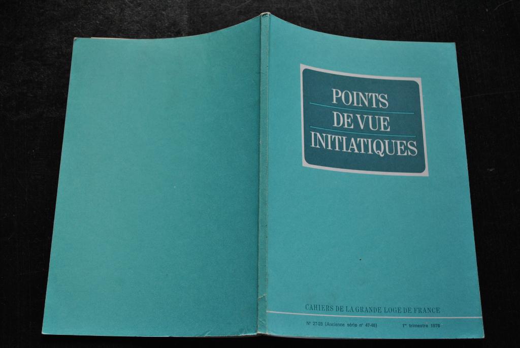 Points de vue initiatiques Franc Maçonnerie écossaise 27-28, Boeken, Esoterie en Spiritualiteit, Gelezen, Ophalen of Verzenden