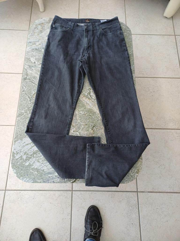 Zilton donkergrijze jeans m44. Als nieuw, Kleding | Heren, Broeken en Pantalons, Ophalen