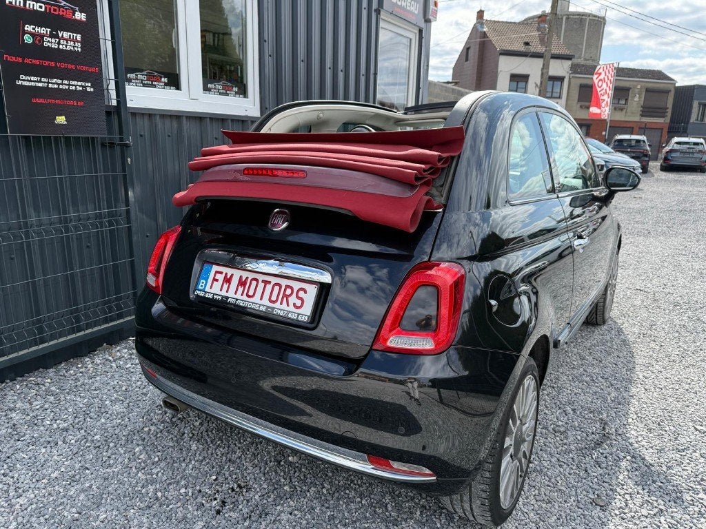 Fiat 500C Cabrio 1.2i/ 1e hoofd/Carplay/Onderhoud + CT OK, Voorwielaandrijving, Stof, 4 cilinders, Cabriolet
