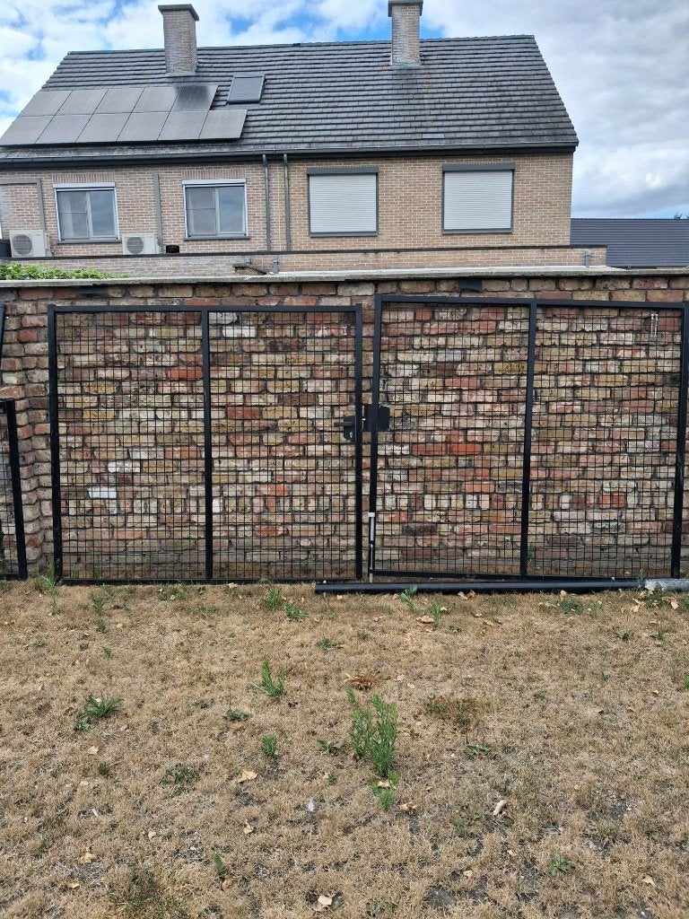 poort/hek, Tuin en Terras, Tuinhekken en Hekwerk, Ophalen, Zo goed als nieuw, IJzer, Gaashekwerk