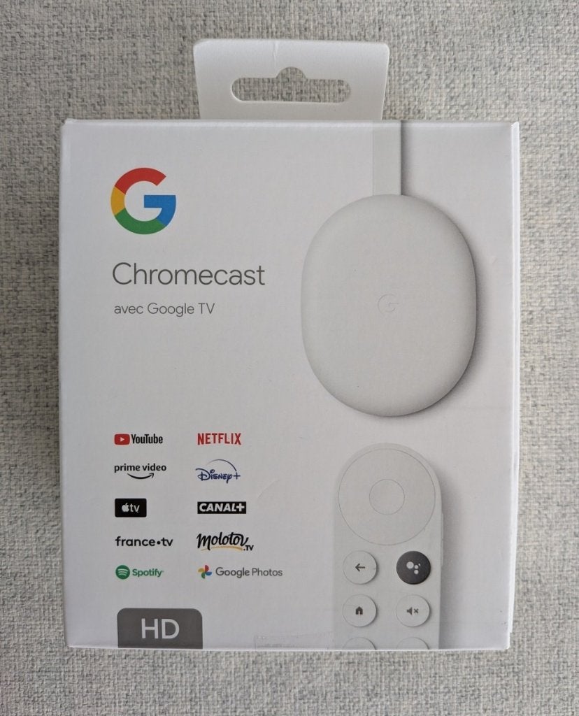 Google Chromecast HD met Google TV - Als nieuw!, Ophalen of Verzenden, Zo goed als nieuw