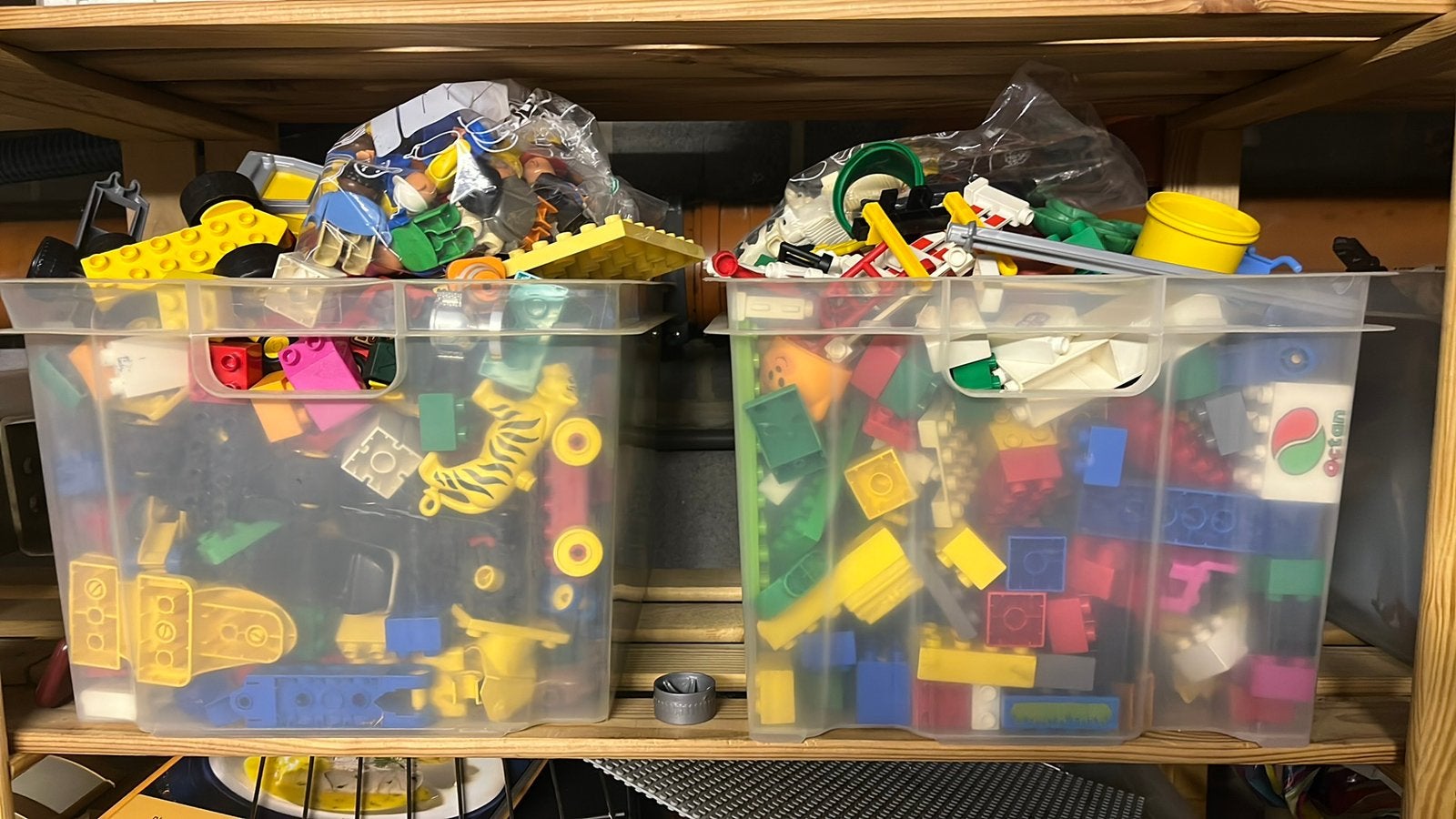 2 bacs de legos Duplo, Enlèvement ou Envoi, Comme neuf