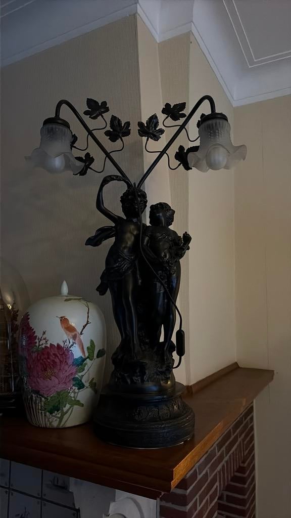 Art deco lamp, Huis en Inrichting, Woonaccessoires | Zuilen en Pilaren, Ophalen, Zo goed als nieuw