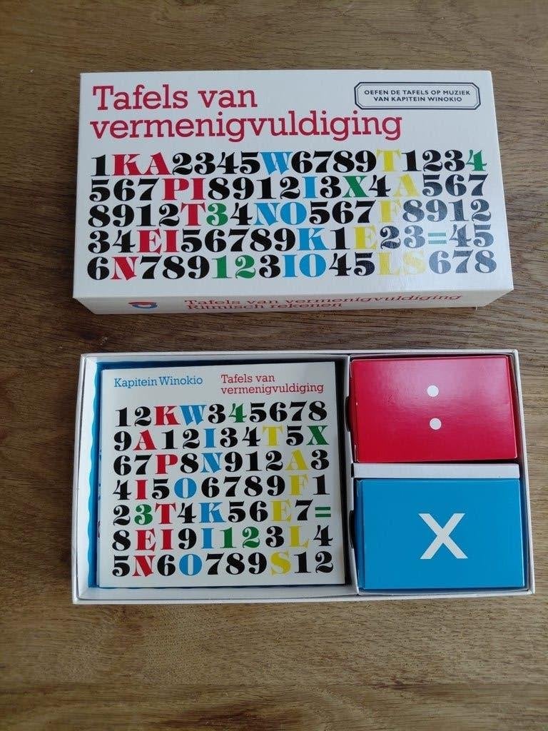 Tafels van vermenigvuldiging met CD - Kapitein Winokio, Ophalen, Educatief, Overige typen, Zo goed als nieuw