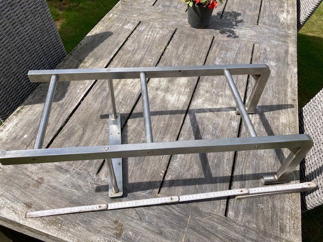 Inox boottrapje, haaktrap, bootopstap, Watersport en Boten, Ophalen, Zo goed als nieuw