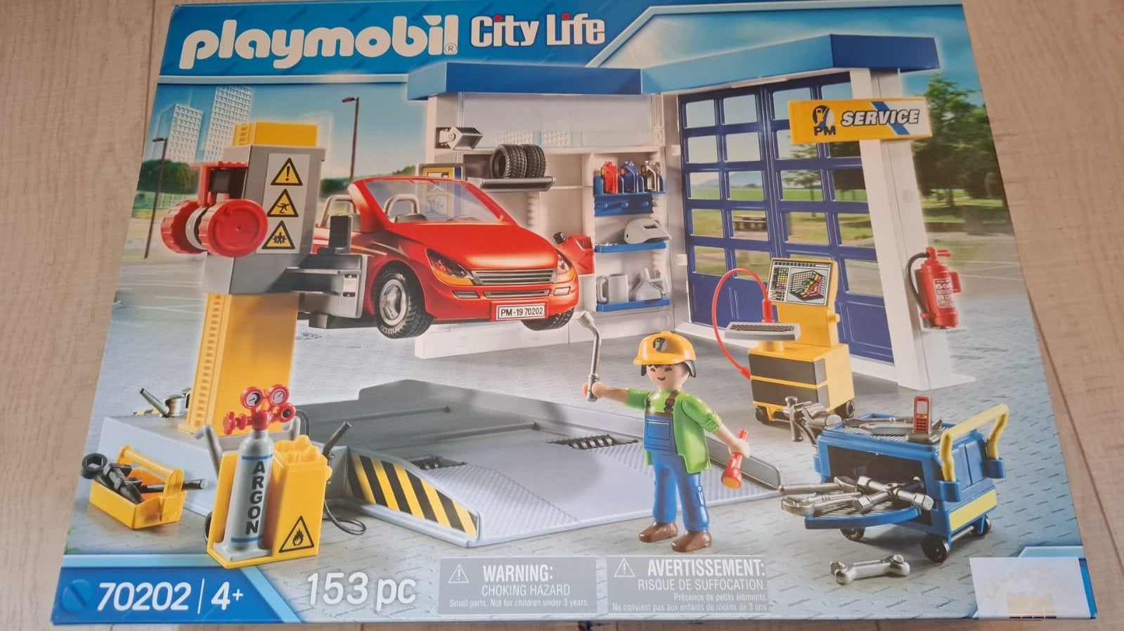 garage Playmobil, Ophalen, Zo goed als nieuw