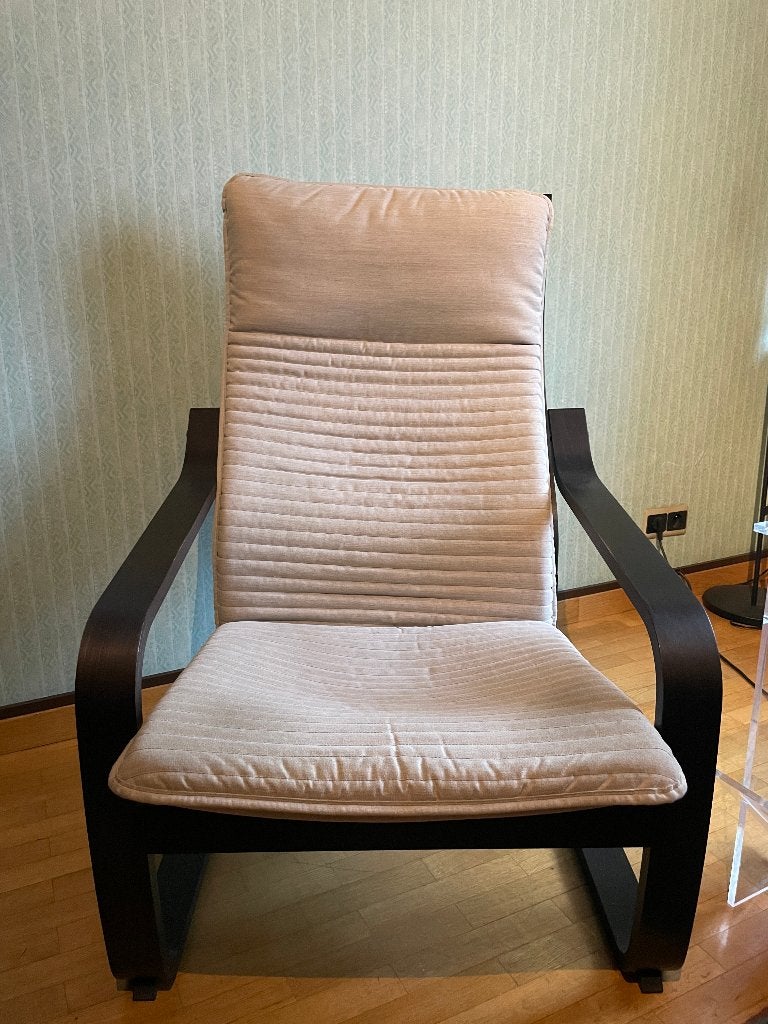 Design IKEA POÄNG-fauteuil, Ophalen, Gebruikt, 75 tot 100 cm, 50 tot 75 cm