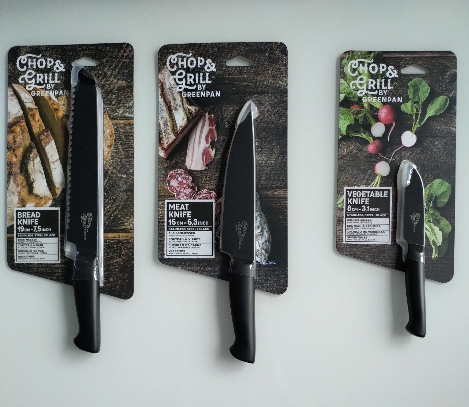 -45 % Ensemble de couteaux Chop & Grill de Greenpan, Maison & Meubles, Cuisine | Couverts, Enlèvement, Neuf, Set de couteaux