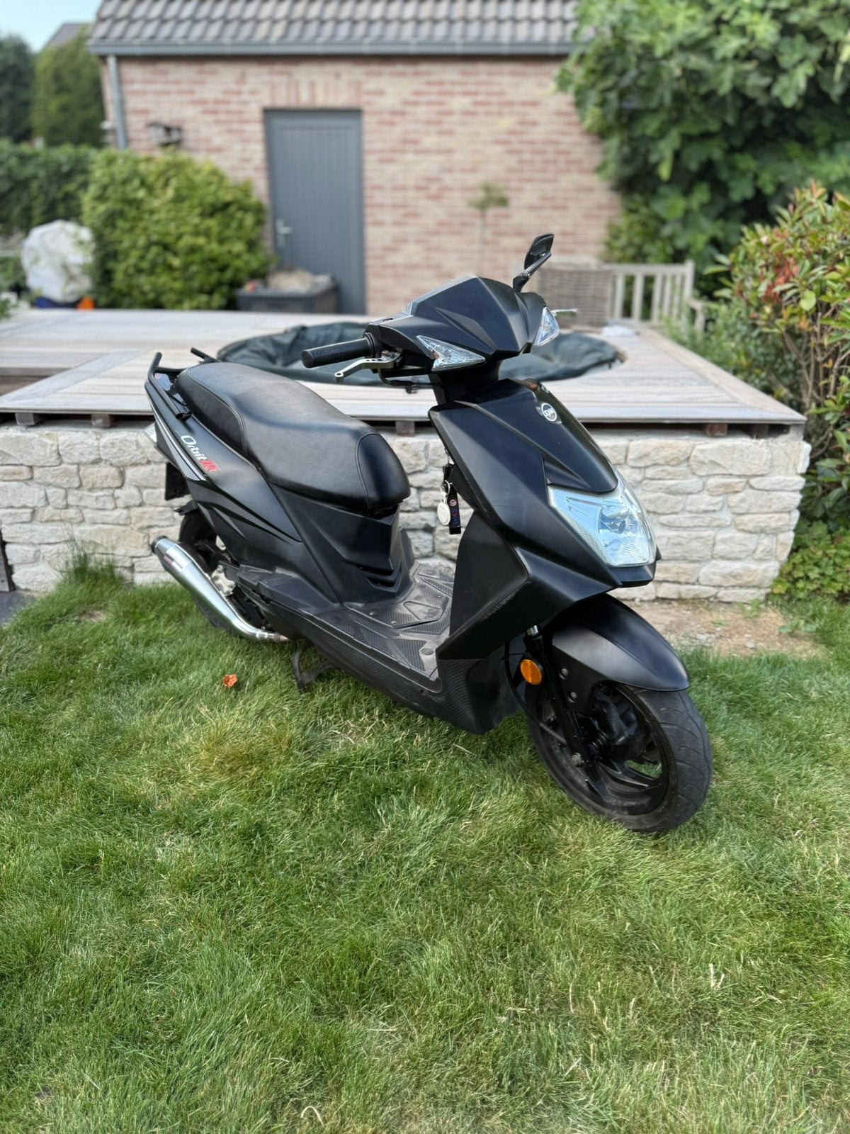Scooter Sym orbit 3 50cc zwart, Fietsen en Brommers, Ophalen, Gebruikt, Klasse B (45 km/u), Benzine