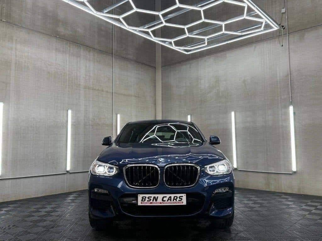 BMW X4/M-PACK/XDRIVE/LED/LEER/1EIGENAAR/GARANTIE, Auto's, Automaat, Blauw, https://public.car-pass.be/vhr/aa4b2a41-76cd-406c-996b-fd7a694e5d4d