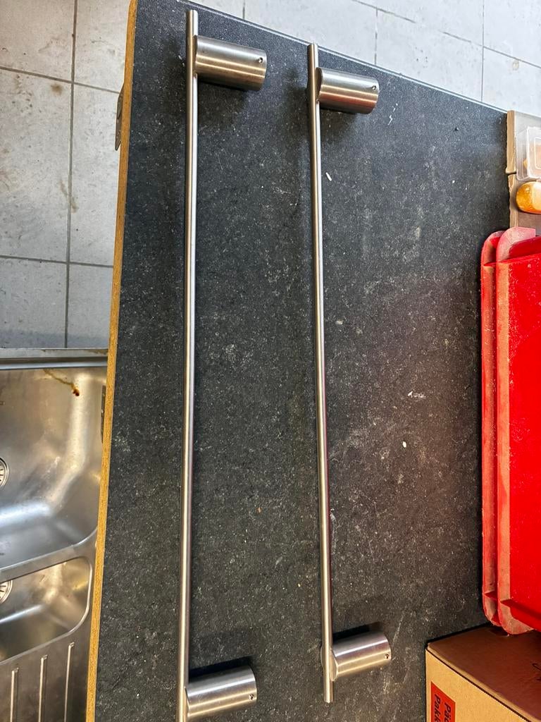 Handdoek stangen antraciet, Ophalen