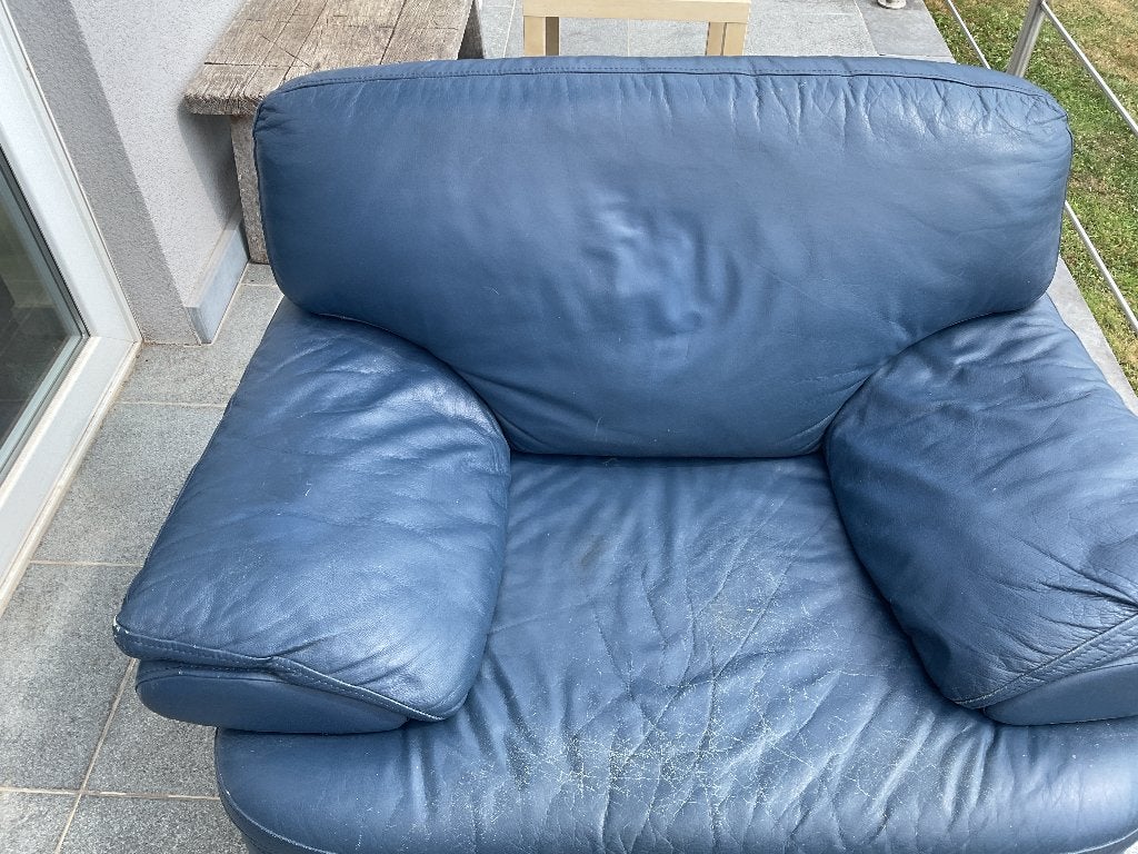 Fauteuil, 75 à 100 cm, Moderne cuir, Enlèvement, Utilisé