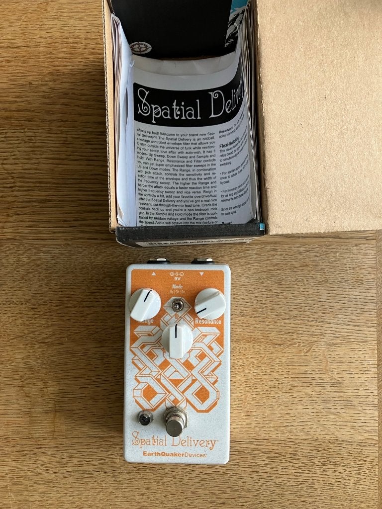 EQD Spatial Delivery V2 + Vox Satchurator, Musique & Instruments, Enlèvement ou Envoi, Comme neuf, Distortion, Overdrive ou Fuzz