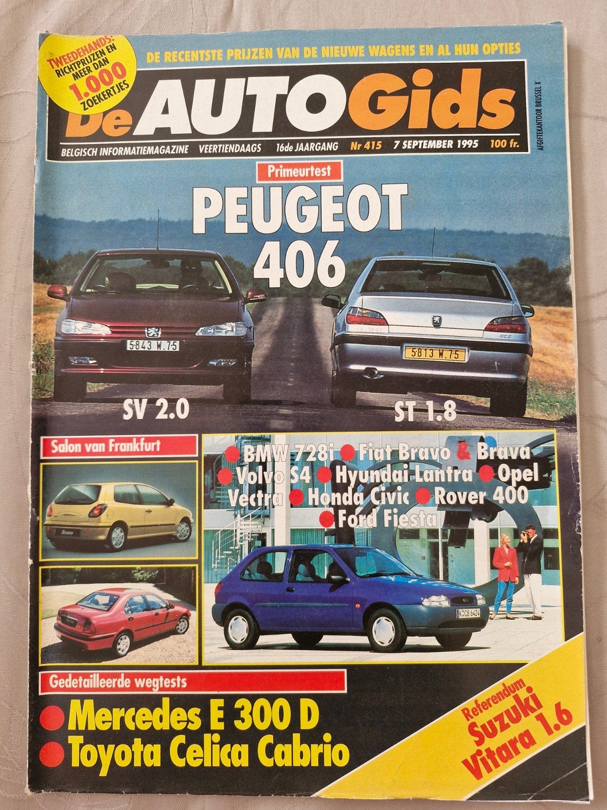 Autogids 415, Boeken, Ophalen of Verzenden