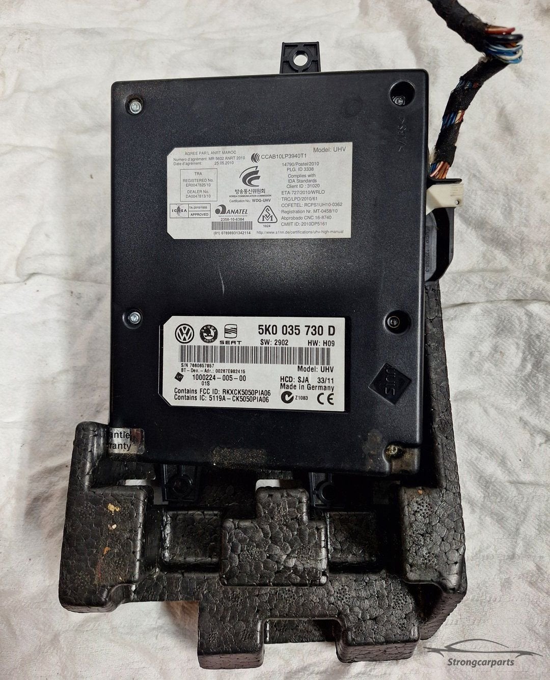 Bluetooth Module 5K0035730D VW Golf 6 VI inclusief schuim, Ophalen of Verzenden, -, -, -