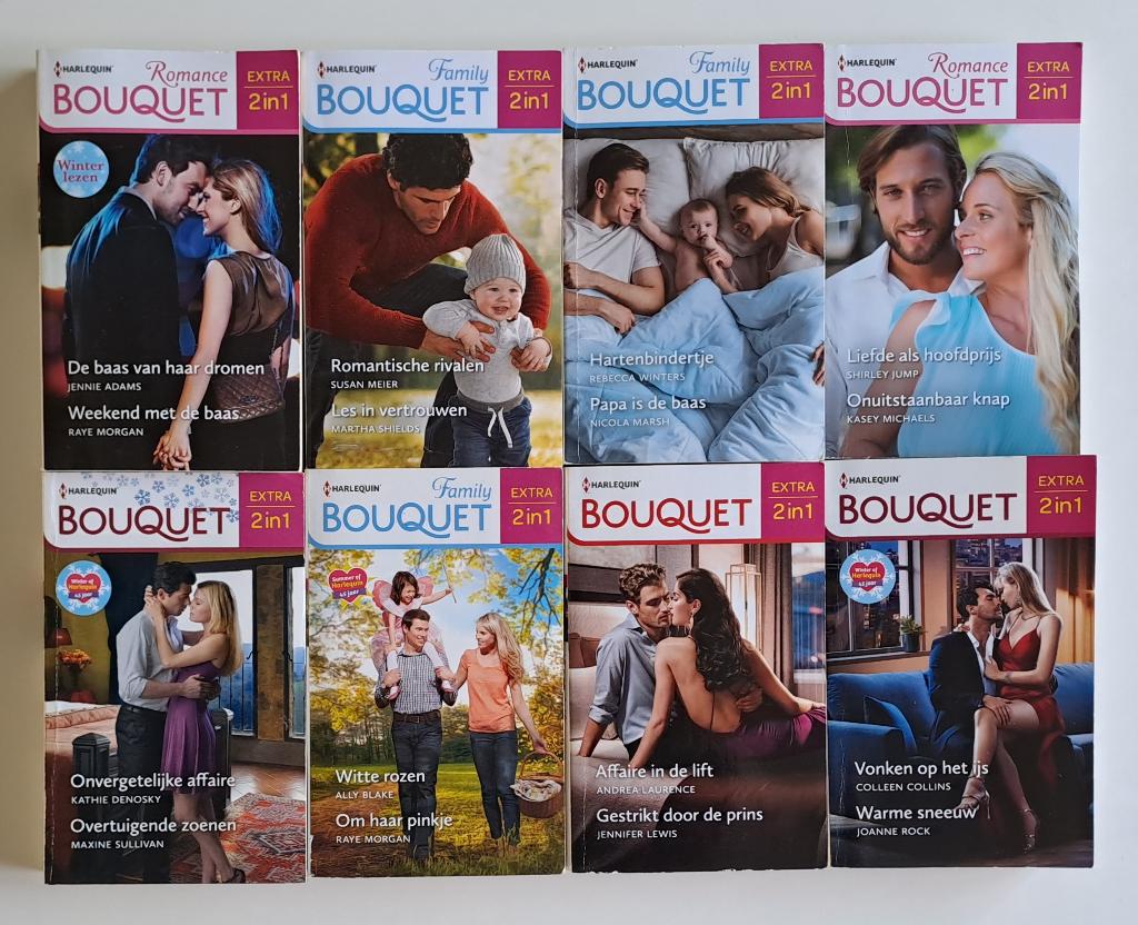 Pockets Harlequin Bouquet Extra reeks, Boeken, Romans, Gelezen, Ophalen of Verzenden