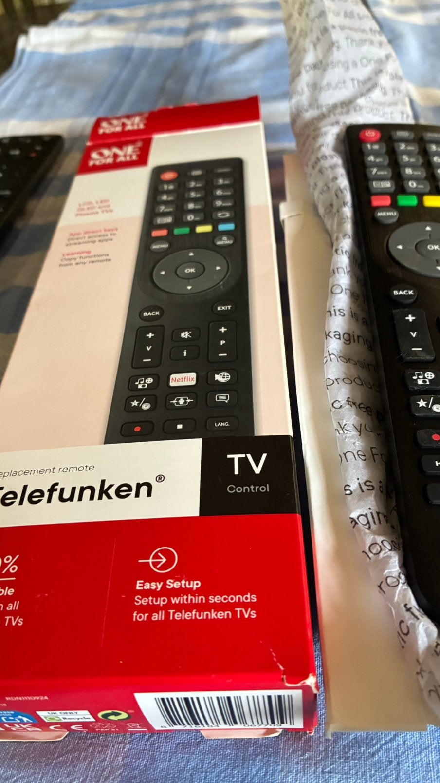 commande à distance, TV, Hi-fi & Vidéo, Télécommandes, Enlèvement, Comme neuf, Universel