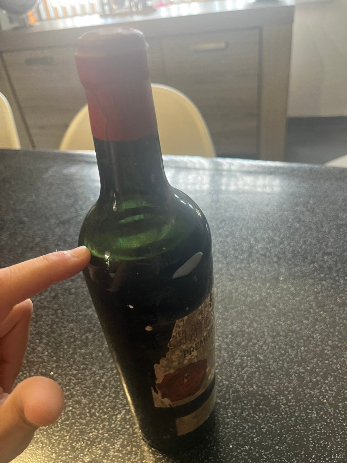 Vin rouge chateau de figeac 1934, Enlèvement ou Envoi, Comme neuf, Vin rouge