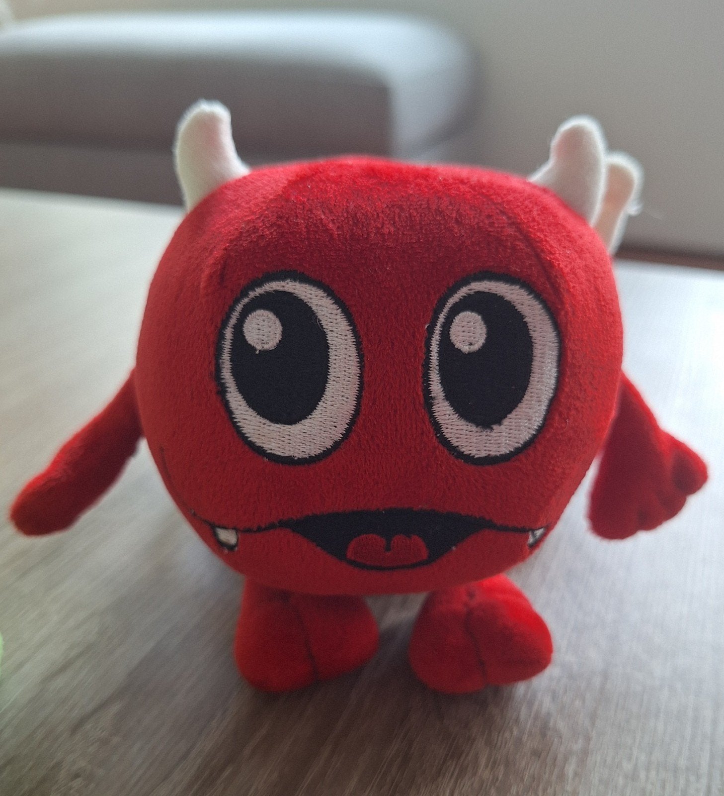 Peluche diable rouge "Diabolo" (prizee)., Ophalen of Verzenden, Rood