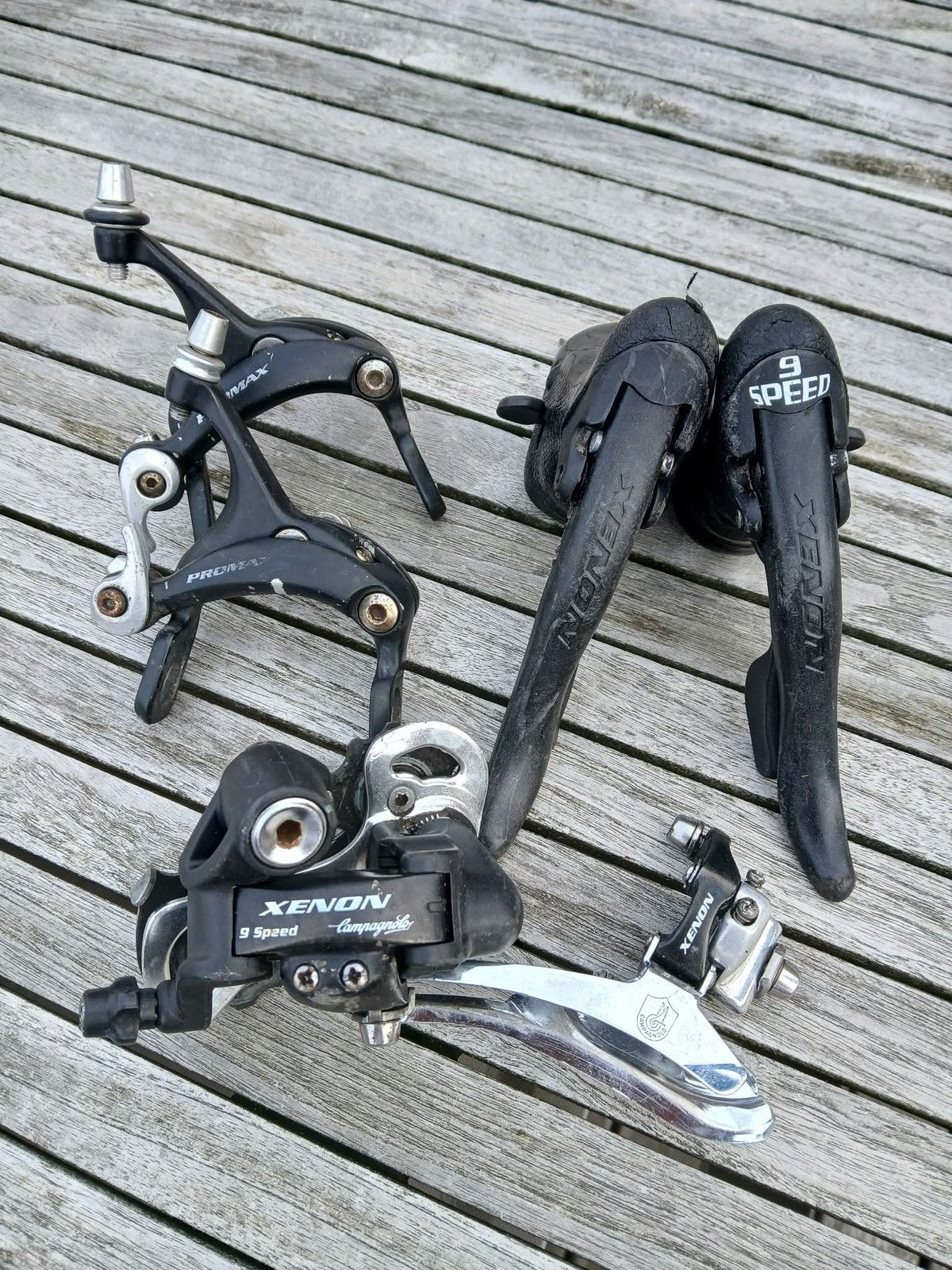 Campagnolo xenon mini groepset, Fietsen en Brommers, Ophalen of Verzenden, Zo goed als nieuw