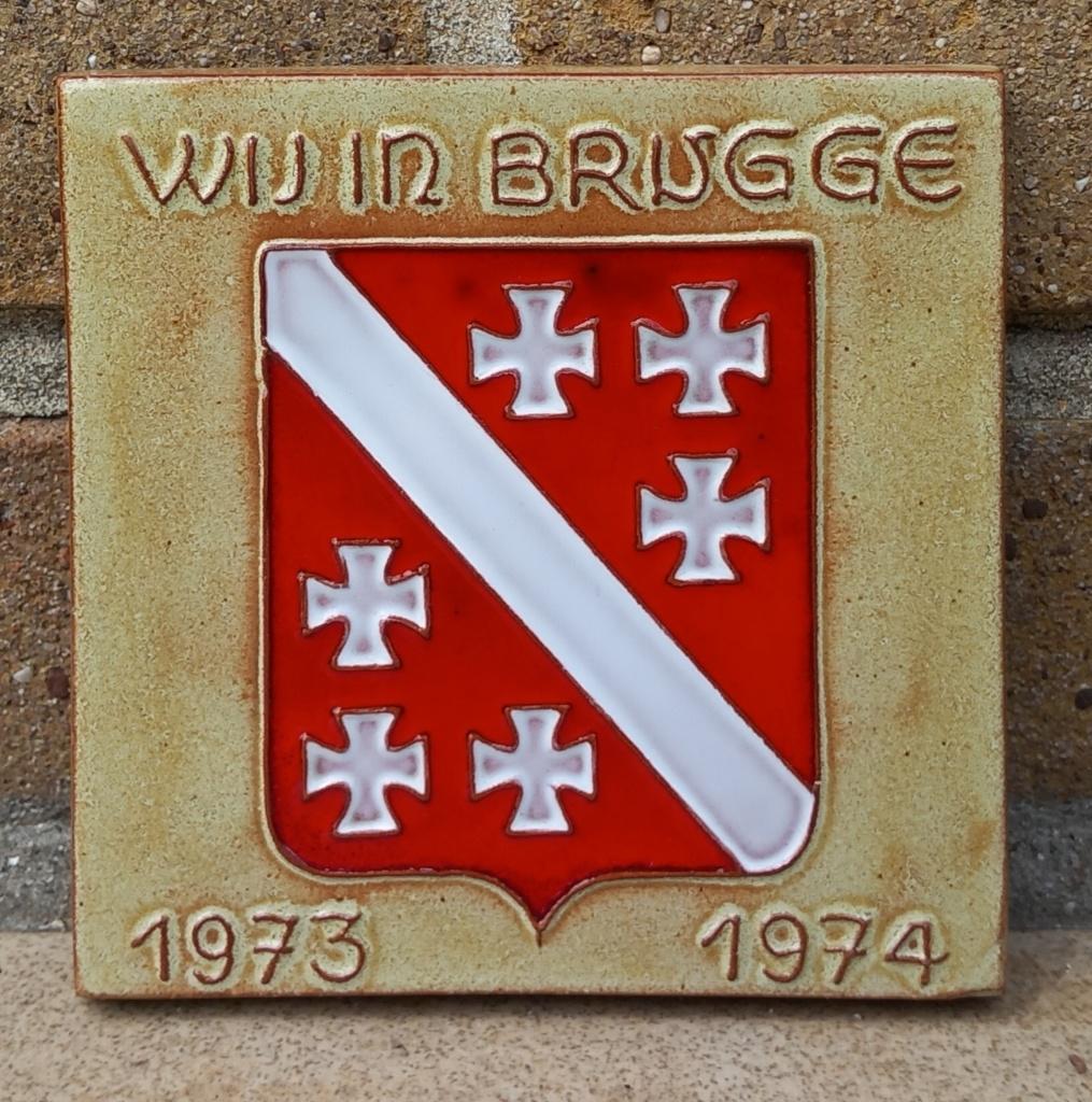 Keramiek Jan Kellner Wij in Brugge 1973 1974 Wandkeramiek, Antiek en Kunst, Ophalen
