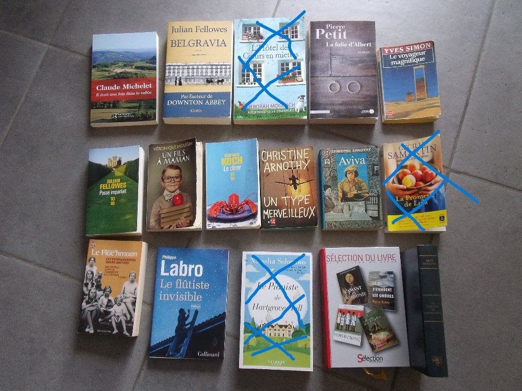 romans contemporains  13 pour 5€, Enlèvement, Utilisé
