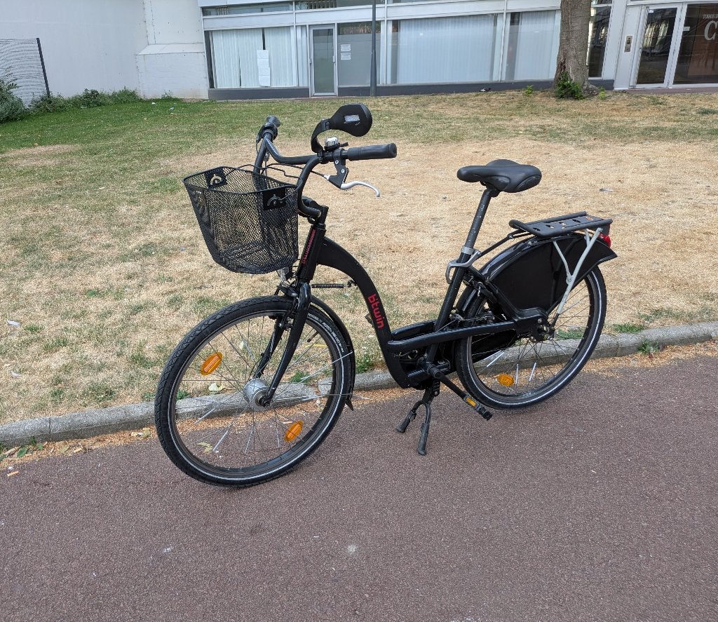 Vélo de ville (V'lille reconditionné) + accessoires, Accès (extra) bas, Autres marques, Frein sur jante, Enlèvement