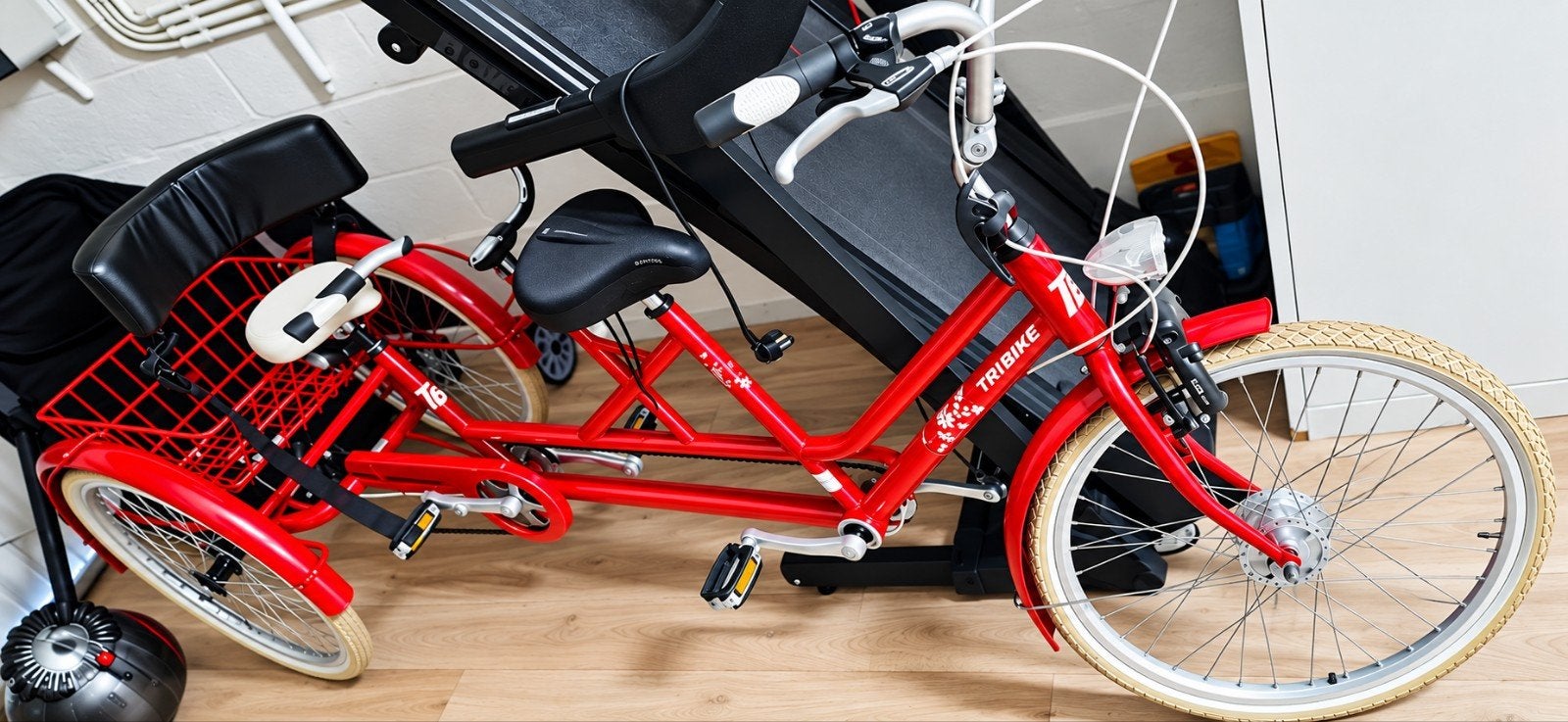 tandem tri-bike, Fietsen en Brommers, Ophalen, Nieuw, Terugtraprem, Tri Bike