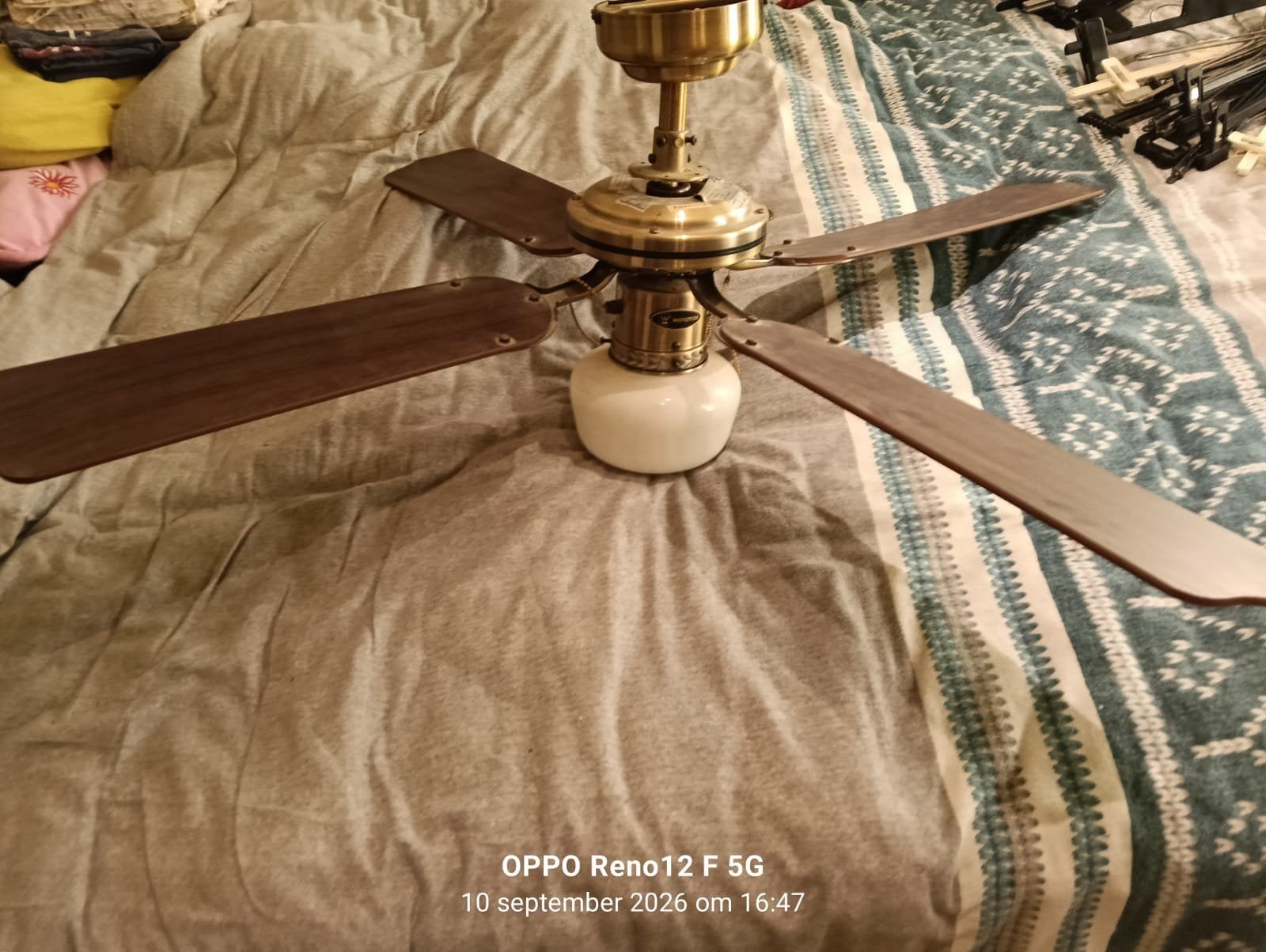 ventilator, plafondlicht, Electroménager, Enlèvement, Comme neuf, Ventilateur de plafond